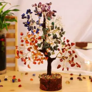 7 chakra crystal tree